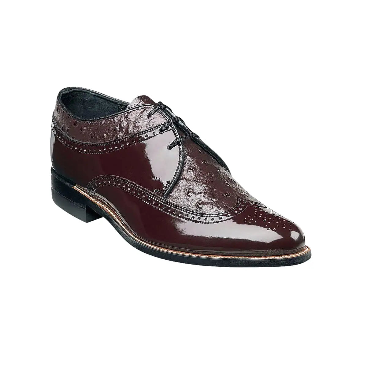 burgundy stacy adams dress shoes Stacy Adams Palmer 25487 PlainToe Oxford Men's Dress Shoe Burgundy/Navy