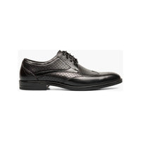 Stacy Adams Asher Wingtip Lace Up Men's Shoes Leather Black 25653-001