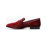 Stacy Adams Valet Slip On Bit Loafer Men's Shoes Burgundy 25166-601