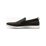 Men's Shoes Stacy Adams Remy Moc Toe Perf Slip On Leather Black 25658-001