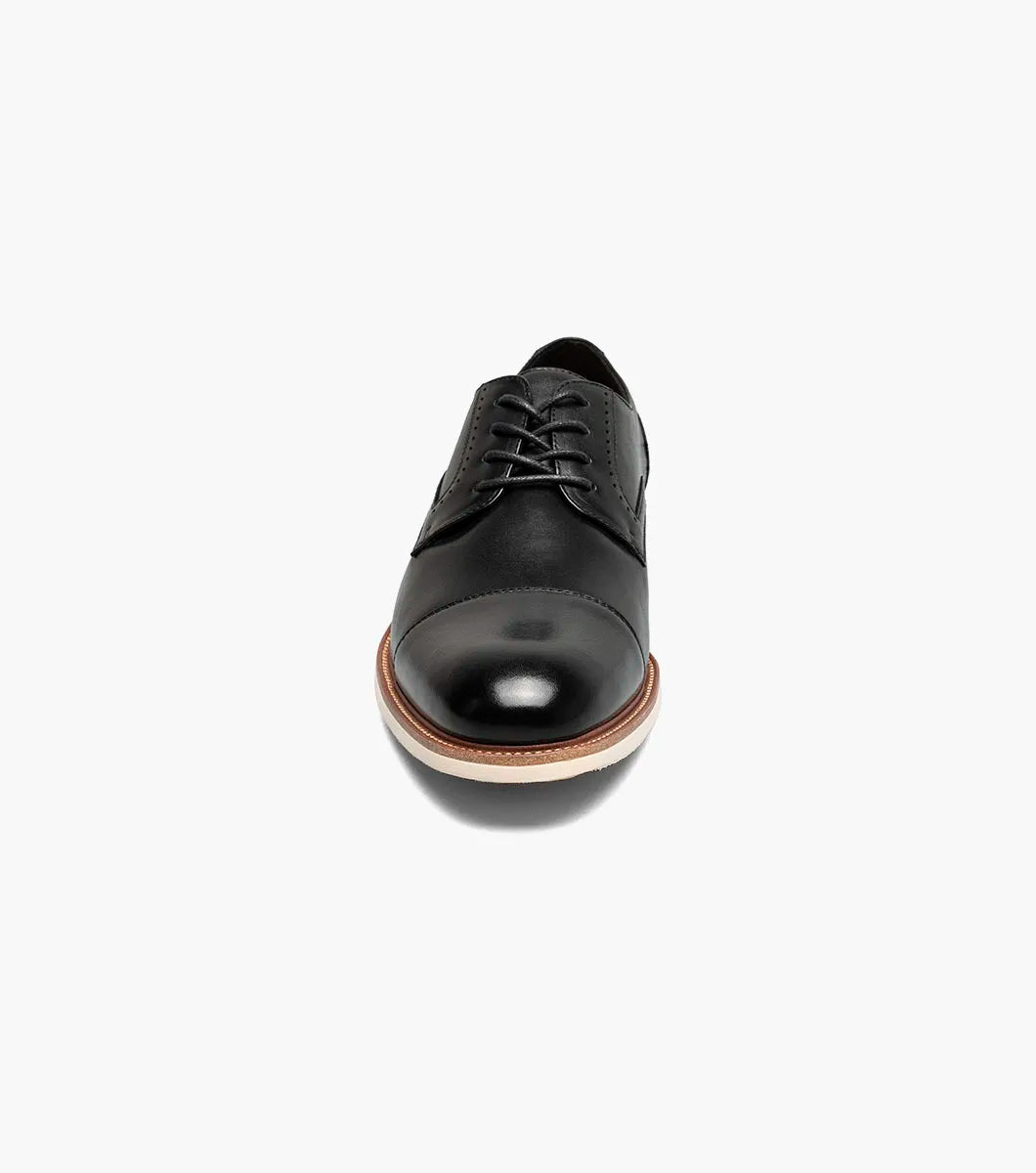 Stacy Adams Wesbridge Cap Toe Oxford Shoes Leather Black 25713-001