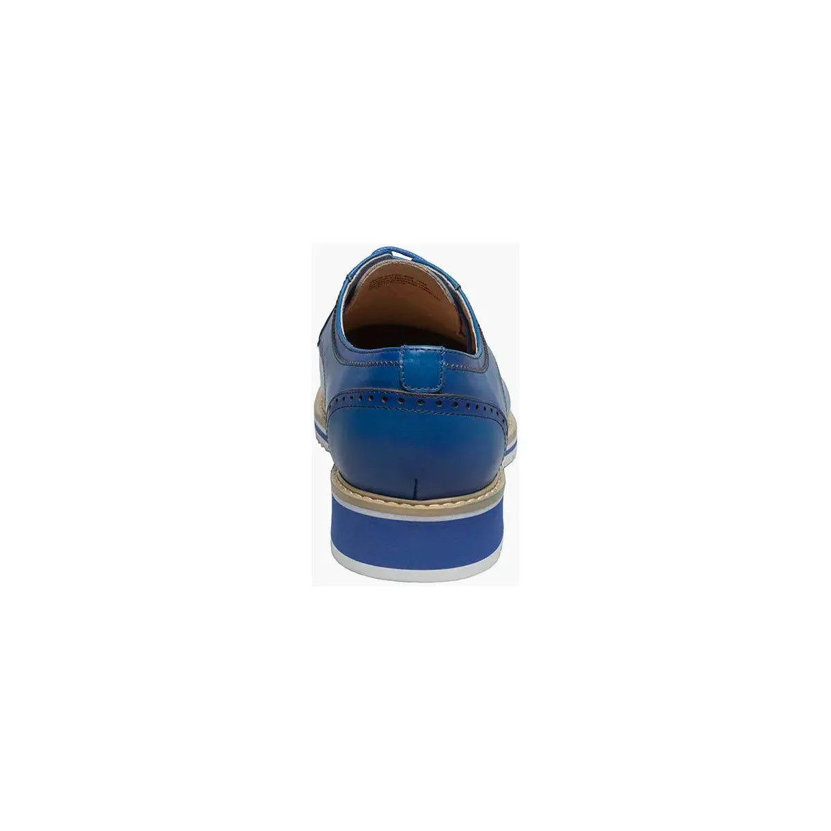 Stacy Adams Barringer Plain Toe Oxford Walking Shoes Blue 25722-400