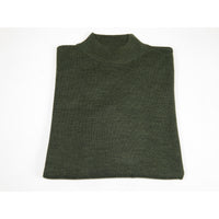 Mock Neck Merinos Wool Sweater PRINCELY From Turkey Soft Knits 1011-00 Olive