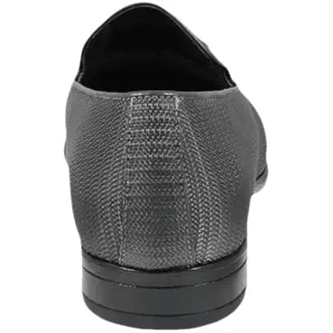 25343-020 Stacy Adams Men's Tazewell Plain Toe Tassel Slip On Gray