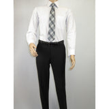 Men RENOIR Dressy Suit Separates Solid Slim Fit 201-1 Black Double Breasted