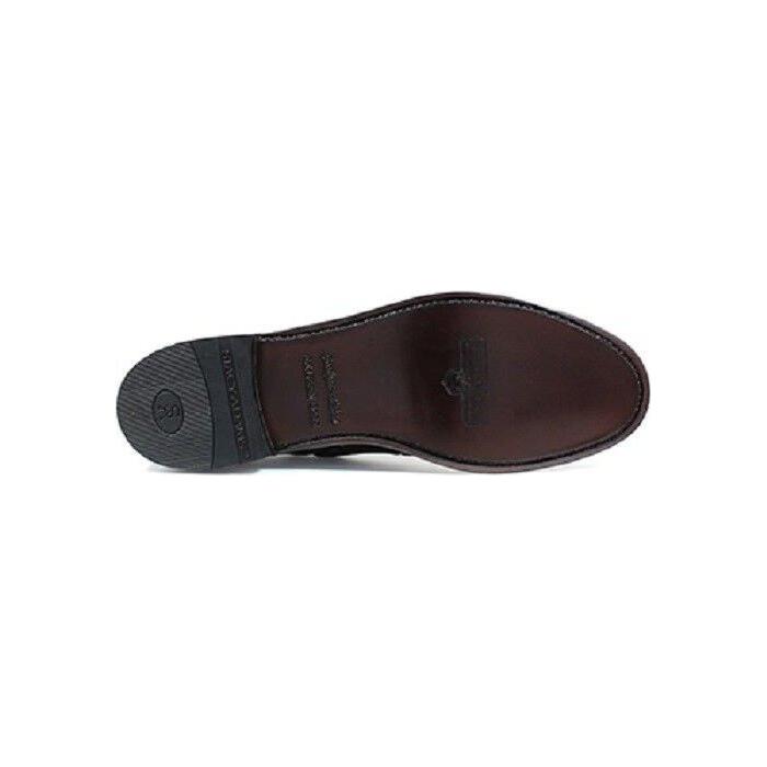 00083-209 Stacy Adams Madison Side Zip Brown Demi Boot Suede Leather Brown