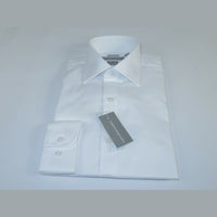 Men's Dress Shirt Christopher Lena 100% Cotton Wrinkle Free C507ETRX White Slim