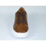 Men Harrison Myles Sneaker Dress Shoes Soft Comfort Lace Cushioned S2111 Cognac