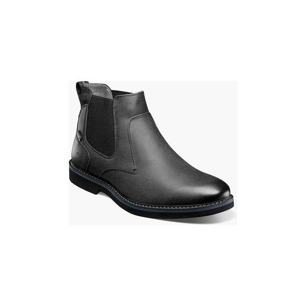 Nunn Bush Dakoda Plain Toe Chelsea Boot Casual Dress Black 81466-001