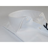 Mens 100% Cotton Shirt From Turkey Manschett by Quesste Slim Fit 4029-01 White