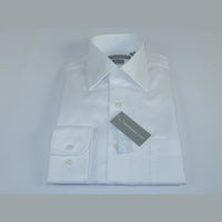 Men's Dress Shirt Christopher Lena 100% Cotton Wrinkle Free C507WD0R White