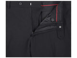 Men RENOIR Suit Seprates Solid 2 Button Business Formal Slim Fit 201-1 Black