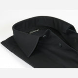 Mens Mondego 100% Cotton Dress Formal Classic shirt Long Sleeves sn300 black New