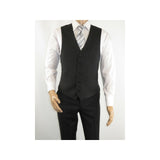 Men RENOIR Vest Wool 140 Adjustable ,V-Neck 2 Pocket Fully lined 555-3 Charcoal