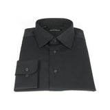 Mens Mondego 100% Cotton Dress Formal Classic shirt Long Sleeves sn300 black New