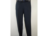 Men Silversilk 2pc Fancy walking leisure suit Italian woven knits 4411 Navy Blue