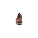 Stacy Adams Sync Plain Toe Elastic Lace Up Sneaker Leather Cognac 25662-221