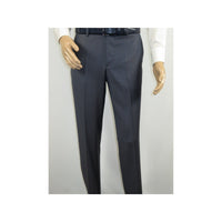 Men Suit BERLUSCONI Turkey 100% Italian Wool Super 180's 3pc Vested #Ber11 Blue