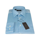 Men Mondego 100% Soft Cotton Dress Classic shirt Long Sleeves sn400 Solid Blue