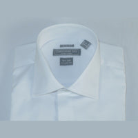 Men's Dress Shirt Christopher Lena 100% Cotton Wrinkle Free C507ETRX White Slim