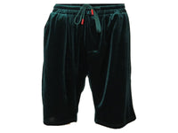 Men 2pc Stacy Adams leisure jogging suit Shorts Set Summer  3820 Green Velvet