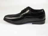 Mens AFTER MIDNIGHT Formal Stage Prom Award Tux shoes Satin 2 Tone 7925 Black
