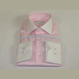 Mens 100% Italian Cotton Shirt High Quality Non Iron SORRENTO Turkey 4441 Pink
