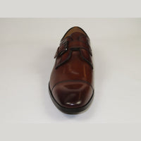 Men's Dress Shoes STEVE MADDEN Soft Leather upper Buckle Strap COVET Cognac