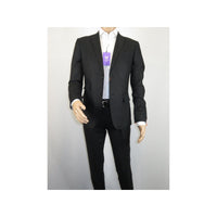 Men Premium 100% Linen Cocktail Suit by INSERCH Breathable and cool SU880 Black