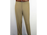 Men's Pants G.Manzoni None Wrinkle Wool Super 120's #NLP26 Camel Made in Italy