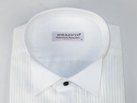 Mens 100% Italian Cotton Tux Formal Shirt SORRENTO Turkey 4846 White Wing tip