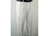 Mens 2pc Stacy Adams leisure suit Linen Cotton With Embroidery 3670 White Blue