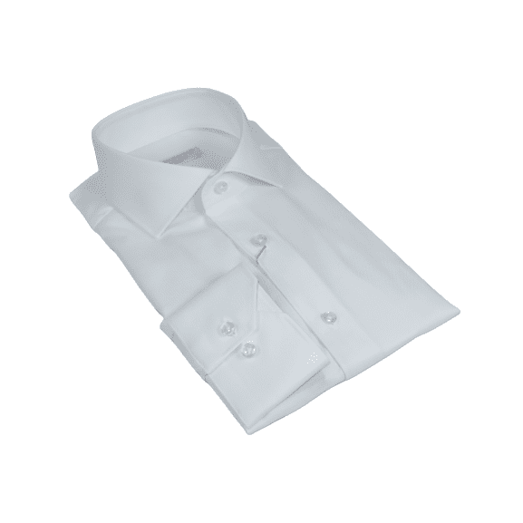 Men 100% Italian Cotton Shirt Non Iron SORRENTO Turkey Cutaway Collar 2744 White