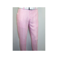Mens Premium 100% Linen Cocktail Suit by INSERCH Breathable and cool SU880 Pink