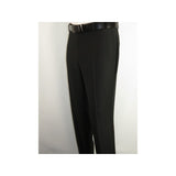 Men Flat Front Suit Separate Pants Slim Fit Soft light Weight Slacks 201-1 Black