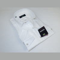 Men's Ciazzo Turkey 100% Linen Breathable Shirt Short Sleeves #Linen 13 White
