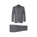 Men Renoir Suit Separate Super 140 Wool Two Button Classic Fit 508-3 Mid Gray