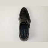 Men's Shoes Steve Madden Soft Leather upper Buckle Strap Damyen Black