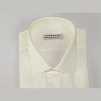 Mens 100% Italian Sheen Cotton Shirt High Quality SORRENTO Turkey 4791 Ivory