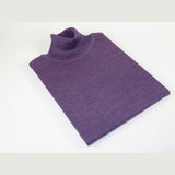 Men PRINCELY Turtle neck Sweater From Turkey Soft Merinos Wool 1011-80 Purple