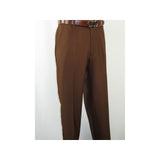 Men Silversilk 2pc walking leisure suit Italian woven knits 3115 Brown Beige