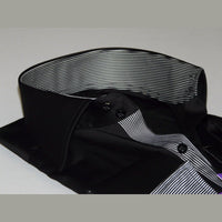 Men Shirt J.Valintin Turkey Usa Egyptian Cotton Axxess Style 6001 black