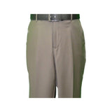 Men's Mantoni Flat Front Pants All  Wool Super 140's Classic Fit 40901 Taupe