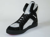 Men High Top Shoes By FIESSO AURELIO GARCIA ,Fancy Rhine stones 2402 Black White