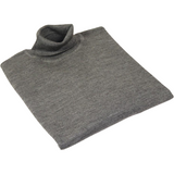 Men PRINCELY Turtle neck Sweater From Turkey Merino Wool 1011-80 Mid. Gray