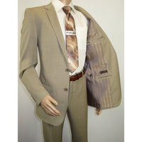 Men's Suit by Giorgio Cosani Textured Wool/Cashmere Blend 901-14 Beige 40 Long