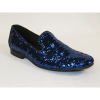 Men's Sequence Shoes by Giorgio Brutini formal Slip on 17930 Cohort Blue