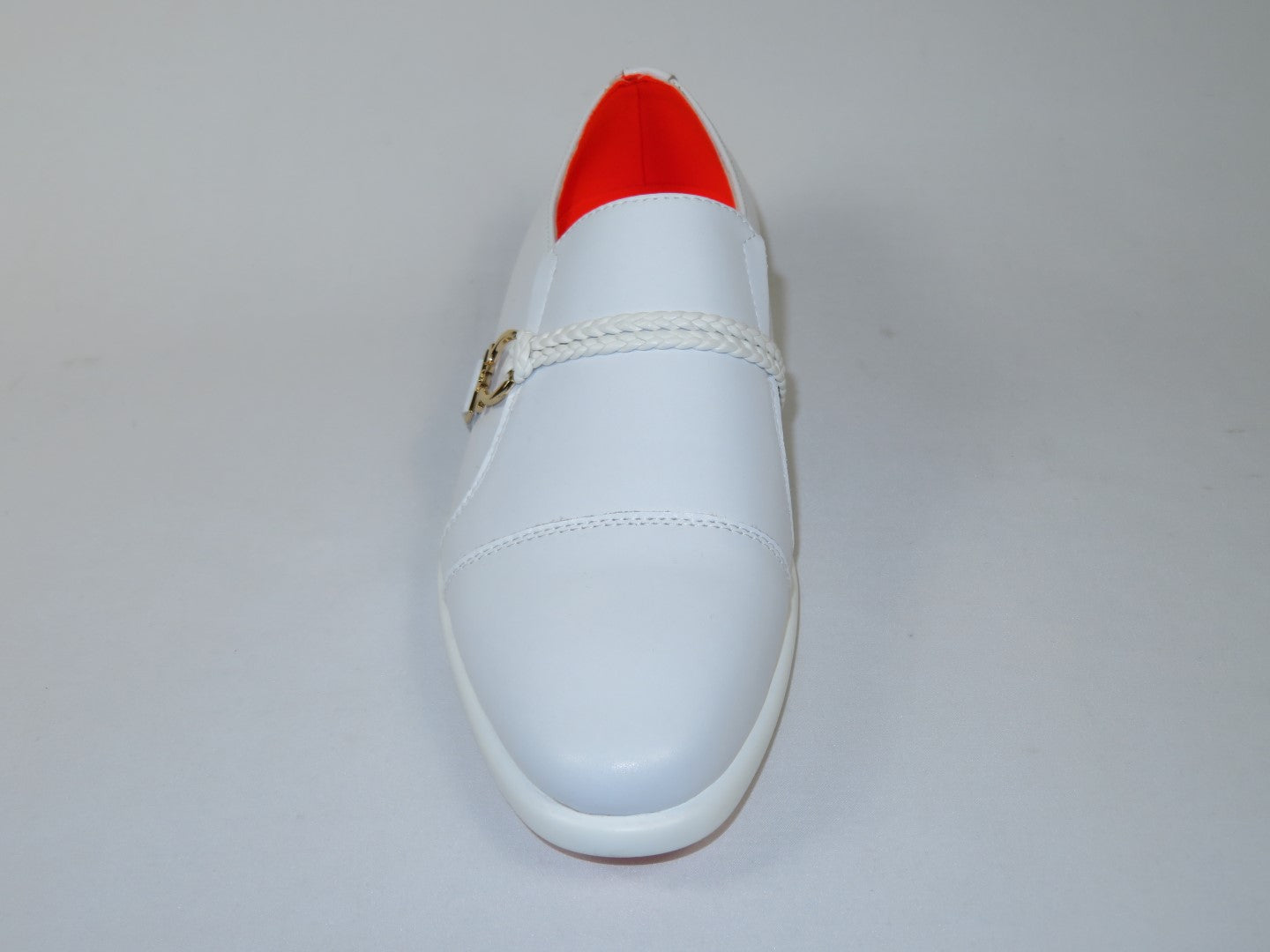 Men's Shoes The Cuban L TAYNO Leather Cap Toe Loafer White
