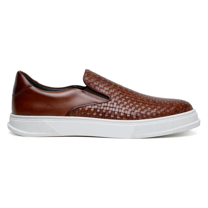 Belvedere Fernanado Sneaker Quality and Comfort Nappa Leather Ant. Tan