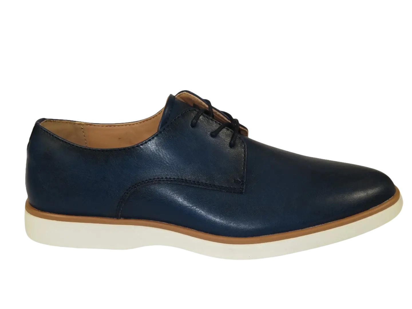 Men's Shoes By Santino Luciano Dress Comfort Light Weight H2461 Navy Blue